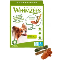 Λιχουδιές Whimzees Value Box - Toothbrush - Sticks - Alligators 56τεμ S Λιχουδιές Whimzees Value Box - Toothbrush - Sticks - Alligators 56τεμ S