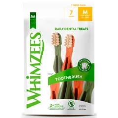 Λιχουδιές Whimzees Toothbrush Star Medium  7τμχ Week Pack