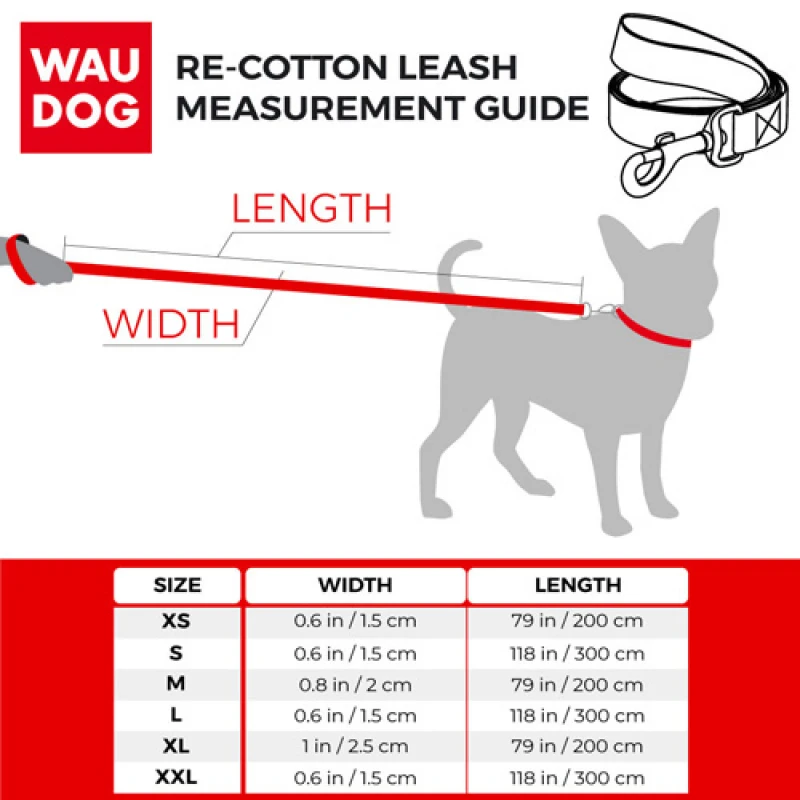 Οδηγός Waudog Reflective Grey M 20mm x 500cm Σκύλοι