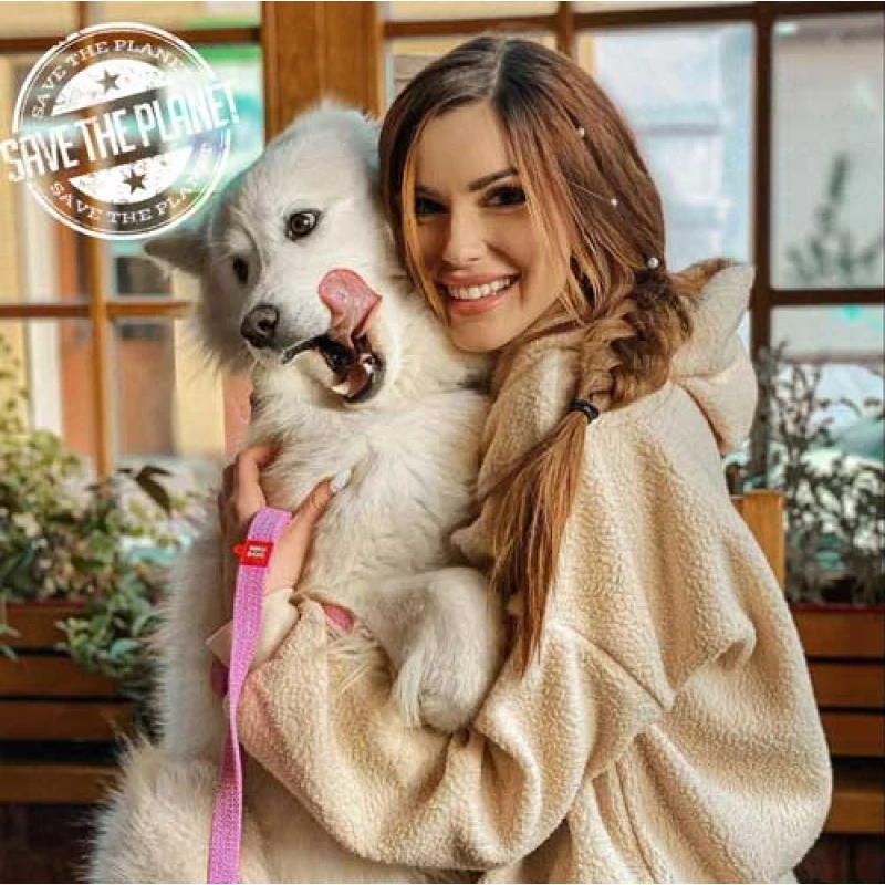 Οδηγός Waudog Reflective Pink S 15mm x 500cm Σκύλοι