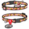 Περιλαίμιο WauDog Avocado on Pink Plastic Fastex 10mm x 20-30cm με SmartID Γάτες