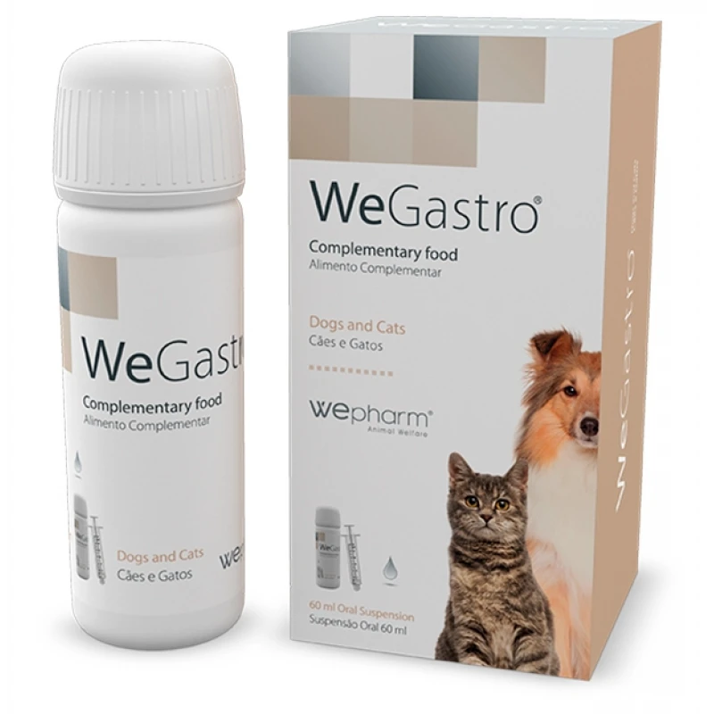 Συμπλήρωμα Διατροφής Γαστροπροστατευτικό για Σκύλους και Γάτες Wegastro 60ml ΣΚΥΛΟΙ