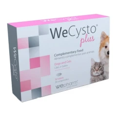 Συμπλήρωμα Διατροφής για Σκύλους και Γάτες Wecysto Plus για Υποστήριξη Ουροποιητικού 30Tabs