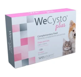 Συμπλήρωμα Διατροφής για Σκύλους και Γάτες Wecysto Plus για Υποστήριξη Ουροποιητικού 30Tabs