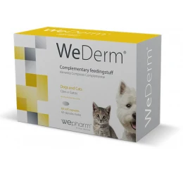 Συμπλήρωμα Διατροφής Για Σκύλους Και Γάτες Wederm Για Το Δέρμα & Τρίχωμα 60 Κάψουλες Συμπλήρωμα Διατροφής Για Σκύλους Και Γάτες Wederm Για Το Δέρμα & Τρίχωμα 60 Κάψουλες