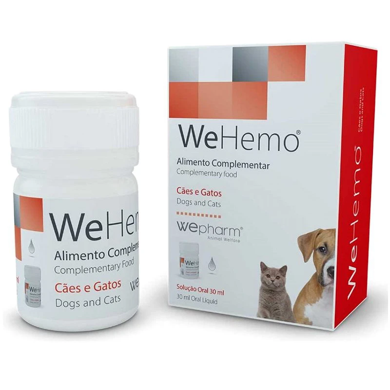 Συμπλήρωμα Διατροφής για Σκύλους και Γάτες Wehemo για Αναιμία 30ml ΣΚΥΛΟΙ