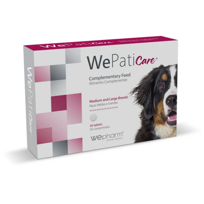 Συμπλήρωμα Διατροφής Υπατοπροστατευτικό για Σκύλους Wepaticare Medium & Large Breed 30 Δισκία ΣΚΥΛΟΙ