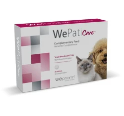 Συμπλήρωμα Διατροφής Υπατοπροστατευτικό για Σκύλους και Γάτες Wepaticare Small Breeds 30 Δισκία Συμπλήρωμα Διατροφής Υπατοπροστατευτικό για Σκύλους και Γάτες Wepaticare Small Breeds 30 Δισκία