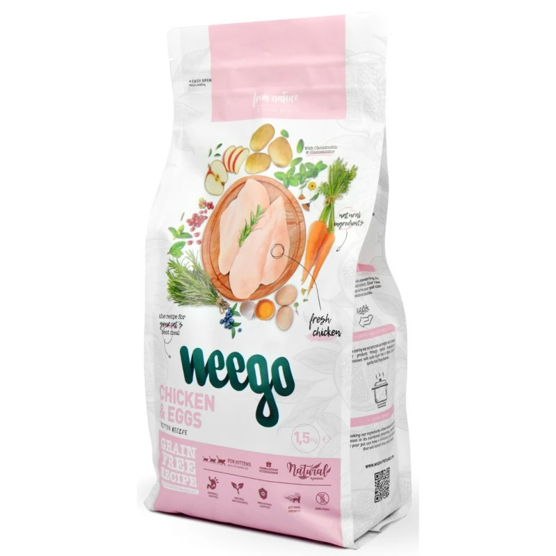 Weego Cat Food Grain Free Adult Chicken & Tuna 1,5kg Γάτες