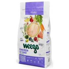 Weego Cat Food Grain Free Adult Chicken & Tuna 1,5kg + Δώρο Μαντηλάκια Καθαρισμού Sleepy 60τμχ  Weego Cat Food Grain Free Adult Chicken & Tuna 1,5kg + Δώρο Μαντηλάκια Καθαρισμού Sleepy 60τμχ