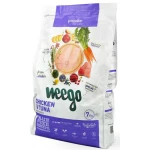 Weego Cat Food Grain Free Adult Chicken & Tuna 7kg + Δώρο Μαντηλάκια Καθαρισμού Sleepy 60τμχ
