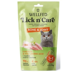 Λιχουδιά Γάτας Wellfed Lick N' Care Bone & Joint (6x15gr) 90gr Λιχουδιά Γάτας Wellfed Lick N' Care Bone & Joint (6x15gr) 90gr