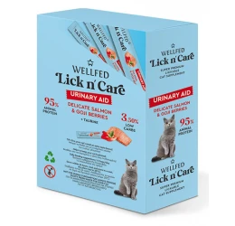 Λιχουδιά Γάτας Wellfed Lick N' Care Urinary Aid (24x15gr) 360gr Λιχουδιά Γάτας Wellfed Lick N' Care Urinary Aid (24x15gr) 360gr