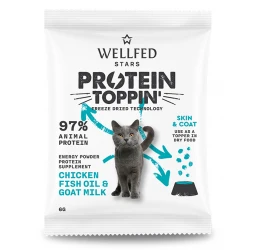Συμπλήρωμα Διατροφής Wellfed F.D. Protein Toppin' Chicken & Goat Milk 6gr Συμπλήρωμα Διατροφής Wellfed F.D. Protein Toppin' Chicken & Goat Milk 6gr