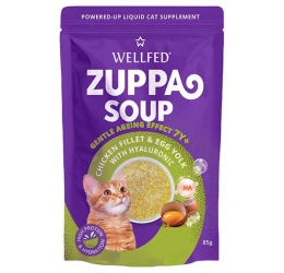 Συμπλήρωμα - Σούπα Γάτας Pet Interest Wellfed Zuppa Soup Chicken & Egg Yolk 85gr