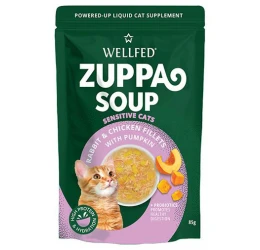 Συμπλήρωμα - Σούπα Γάτας Pet Interest Wellfed Zuppa Soup Rabbit, Chicken & Pumpkin 85gr