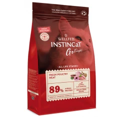 Wellfed Instincat Go Fresh All Life Stages High Protein Poultry 1,8kg + Δώρο 300gr 