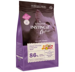 Wellfed Instincat Go Fresh Sterilised Chicken and Salmon 1,8kg + Δώρο 300gr