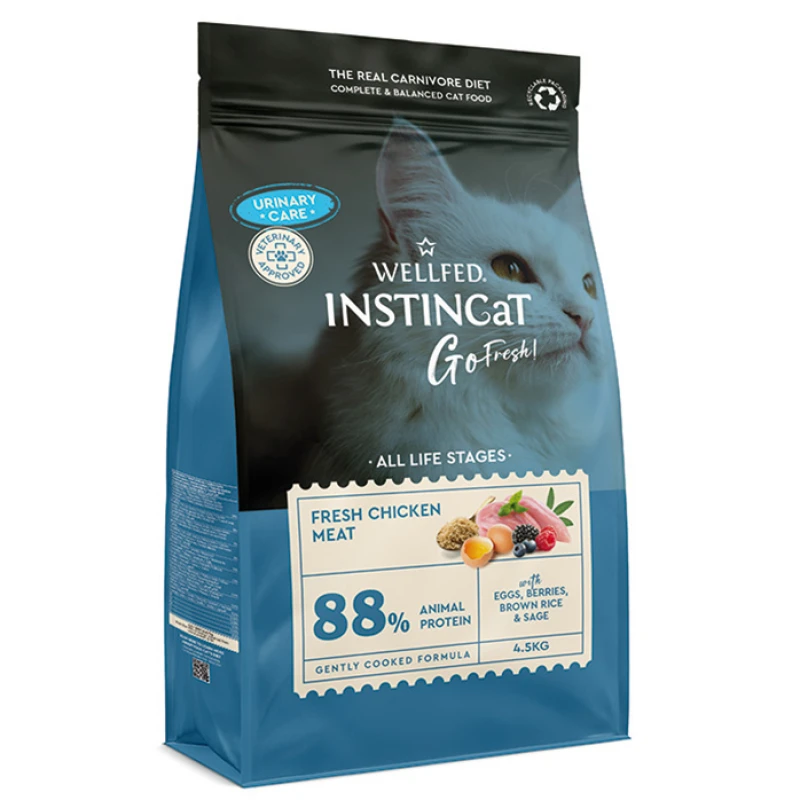 Wellfed Instincat Go Fresh Urinary Chicken 4,5kg Γάτες