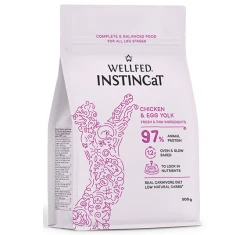 Wellfed Instincat S.O.B. All Life Stages Chicken & Egg Yolk 300gr Wellfed Instincat S.O.B. All Life Stages Chicken & Egg Yolk 300gr