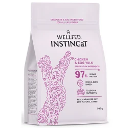 Wellfed Instincat S.O.B. All Life Stages Chicken & Egg Yolk 300gr Wellfed Instincat S.O.B. All Life Stages Chicken & Egg Yolk 300gr