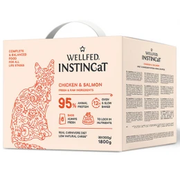 Wellfed Instincat S.O.B. All Life Stages Chicken & Salmon 1,8kg (6x300gr) Wellfed Instincat S.O.B. All Life Stages Chicken & Salmon 1,8kg (6x300gr)
