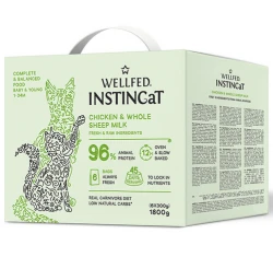 Wellfed Instincat S.O.B. Kitten-Young Chicken & Whole Sheep Milk 1,8kg (6x300gr) Wellfed Instincat S.O.B. Kitten-Young Chicken & Whole Sheep Milk 1,8kg (6x300gr)