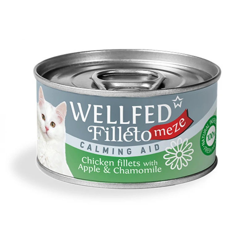 Υγρή τροφή Γάτας Wellfed Cat Filleto Meze Calming Aid 70gr Γάτες Υγρή τροφή Γάτας Wellfed Cat Filleto Meze Calming Aid 70gr Γάτες
