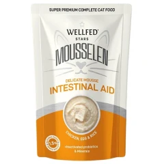 Υγρή Τροφή Γάτας Wellfed Mousselen Intenstinal Aid Chicken, Egg & Rise 40gr