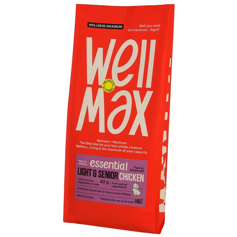 Ξηρά Τροφή Σκύλου Wellmax Essential light & senior Chicken 14kg Σκύλοι Ξηρά Τροφή Σκύλου Wellmax Essential light & senior Chicken 14kg Σκύλοι