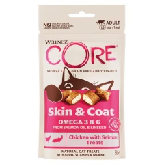 Λιχουδιές Γάτας Wellness Core Skin & Coat Chicken with Salmon 50gr