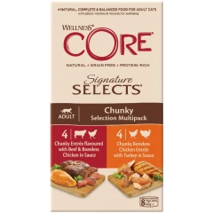 Wellness Core Πολυσυσκευασία Signature Select Chunky 8x79gr Wellness Core Πολυσυσκευασία Signature Select Chunky 8x79gr