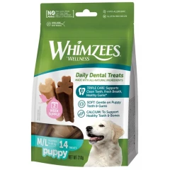 Λιχουδιές Whimzees Puppy Medium / Large 14τμχ