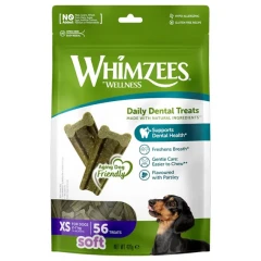 Λιχουδιές Whimzees Soft XSmall 56τμχ (-2€)