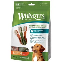 Λιχουδιές Whimzees Toothbrush Star L 6τμχ (-2€)