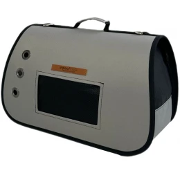 Τσάντα Μεταφοράς Σκύλου ή Γάτας  Woofmoda 941-1008 με παράθυρο Νο1 17x35x23cm Γκρι Τσάντα Μεταφοράς Σκύλου ή Γάτας  Woofmoda 941-1008 με παράθυρο Νο1 17x35x23cm Γκρι