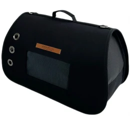 Τσάντα Μεταφοράς Σκύλου ή Γάτας  Woofmoda 941-1008 με παράθυρο Νο2 40x17x25cm Μαύρη Τσάντα Μεταφοράς Σκύλου ή Γάτας  Woofmoda 941-1008 με παράθυρο Νο2 40x17x25cm Μαύρη