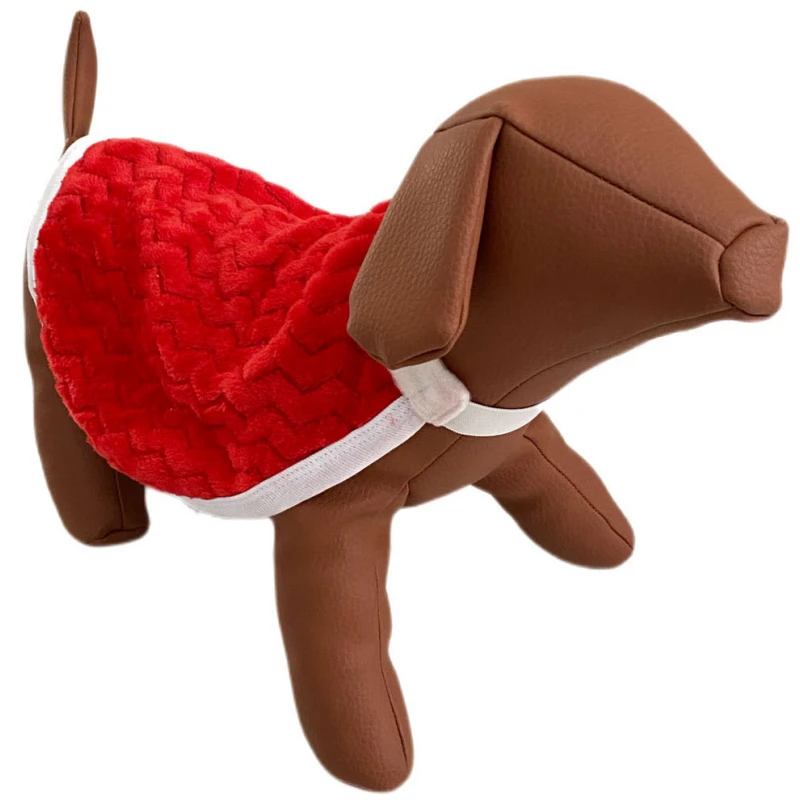 Χριστουγεννιάτικη Κάπα Σκύλου Woofmoda Κόκκινη Medium 36cm ΣΚΥΛΟΙ