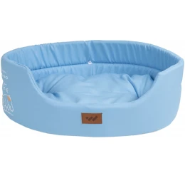 Κρεβατάκι Φωλιά Σκύλου Woofmoda No5 36x50x17cm Σιέλ