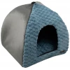 Κρεβάτι Φωλιά Σκύλου και Γάτας Woofmoda 42x42x52cm Γκρι-Σιέλ