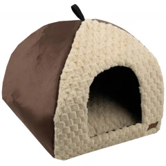 Κρεβάτι Φωλιά Σκύλου και Γάτας Woofmoda 42x42x52cm Καφέ-Μπεζ Κρεβάτι Φωλιά Σκύλου και Γάτας Woofmoda 42x42x52cm Καφέ-Μπεζ