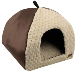 Κρεβάτι Φωλιά Σκύλου και Γάτας Woofmoda 42x42x52cm Καφέ-Μπεζ Κρεβάτι Φωλιά Σκύλου και Γάτας Woofmoda 42x42x52cm Καφέ-Μπεζ