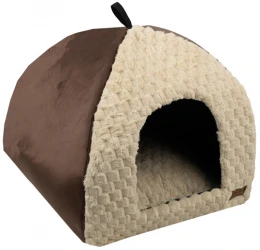 Κρεβάτι Φωλιά Σκύλου και Γάτας Woofmoda 42x42x52cm Καφέ-Μπεζ Κρεβάτι Φωλιά Σκύλου και Γάτας Woofmoda 42x42x52cm Καφέ-Μπεζ
