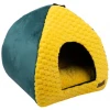 Κρεβάτι Φωλιά Σκύλου και Γάτας Woofmoda 42x42x52cm Πετρόλ-Κίτρινο Κρεβάτι Φωλιά Σκύλου και Γάτας Woofmoda 42x42x52cm Πετρόλ-Κίτρινο