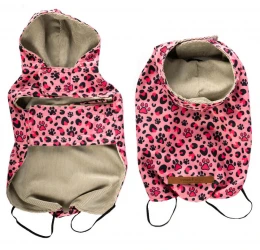 Μπουφανάκι Σκύλου Αδιάβροχο με Χρατς Woofmoda Λεοπά Small 31cm Μπουφανάκι Σκύλου Αδιάβροχο με Χρατς Woofmoda Λεοπά Small 31cm