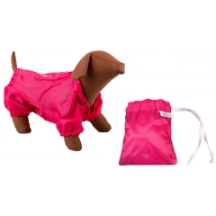 Μπουφανάκι Σκύλου Αδιάβροχο σε Τσαντάκι Woofmoda Φούξια Large 35cm Μπουφανάκι Σκύλου Αδιάβροχο σε Τσαντάκι Woofmoda Φούξια Large 35cm