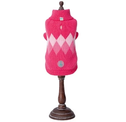 Πουλόβερ Σκύλου Freedog Rhombus 15cm Ροζ
