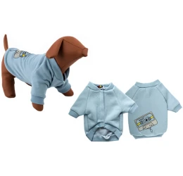 Ρουχαλάκι Φούτερ Ζακέτα Medium 33cm Σιέλ