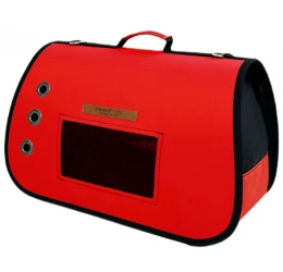 Τσάντα Μεταφοράς Σκύλου ή Γάτας Woofmoda 941-1008 με παράθυρο Νο2 17x40x25cm Κόκκινη Τσάντα Μεταφοράς Σκύλου ή Γάτας Woofmoda 941-1008 με παράθυρο Νο2 17x40x25cm Κόκκινη