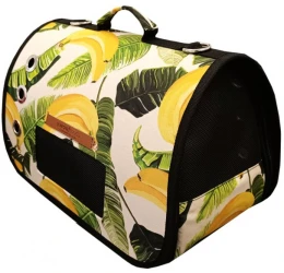 Τσάντα Μεταφοράς Σκύλου ή Γάτας  Woofmoda με παράθυρα αδιάβροχη No3 48x28x17cm Banana Τσάντα Μεταφοράς Σκύλου ή Γάτας  Woofmoda με παράθυρα αδιάβροχη No3 48x28x17cm Banana